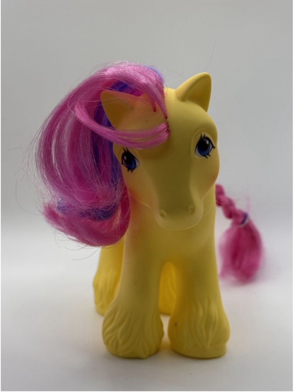 My Little Pony Tex Big Brother Cowboy G1 Vintage Hasbro Figure Yellow Pink 1987